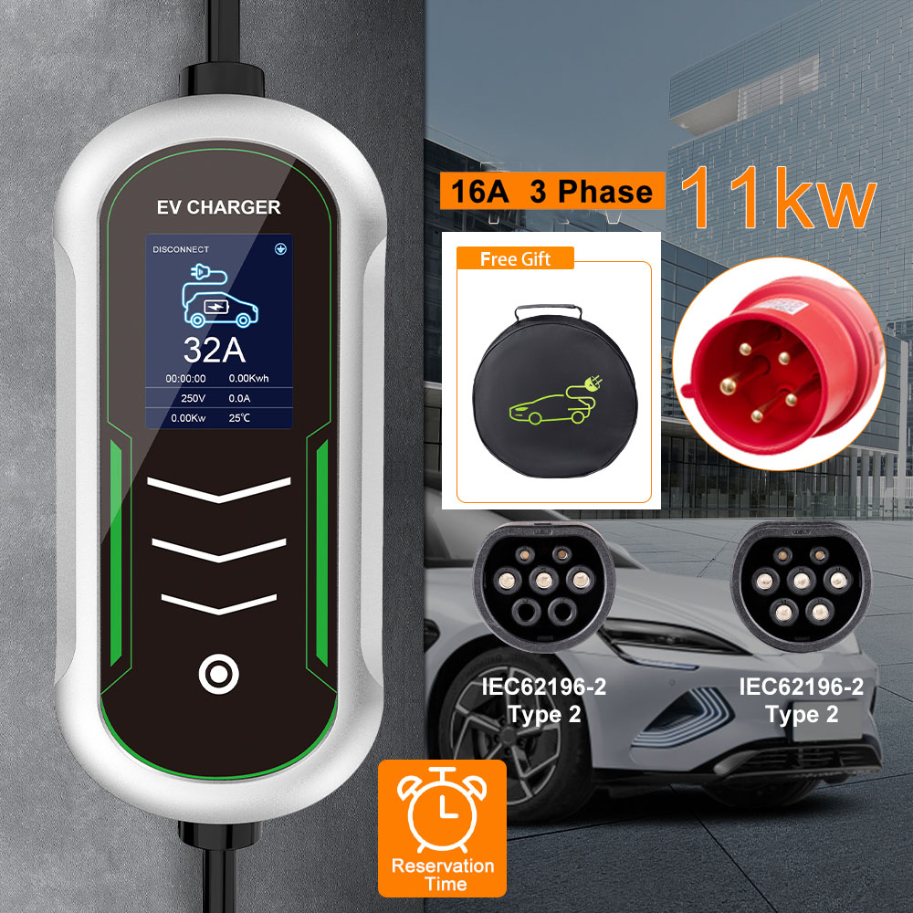 Pengisi Daya Portabel IPENGEN  - Portable Ev Charger 32A Type 2 Cee Plug ulasan dan harga