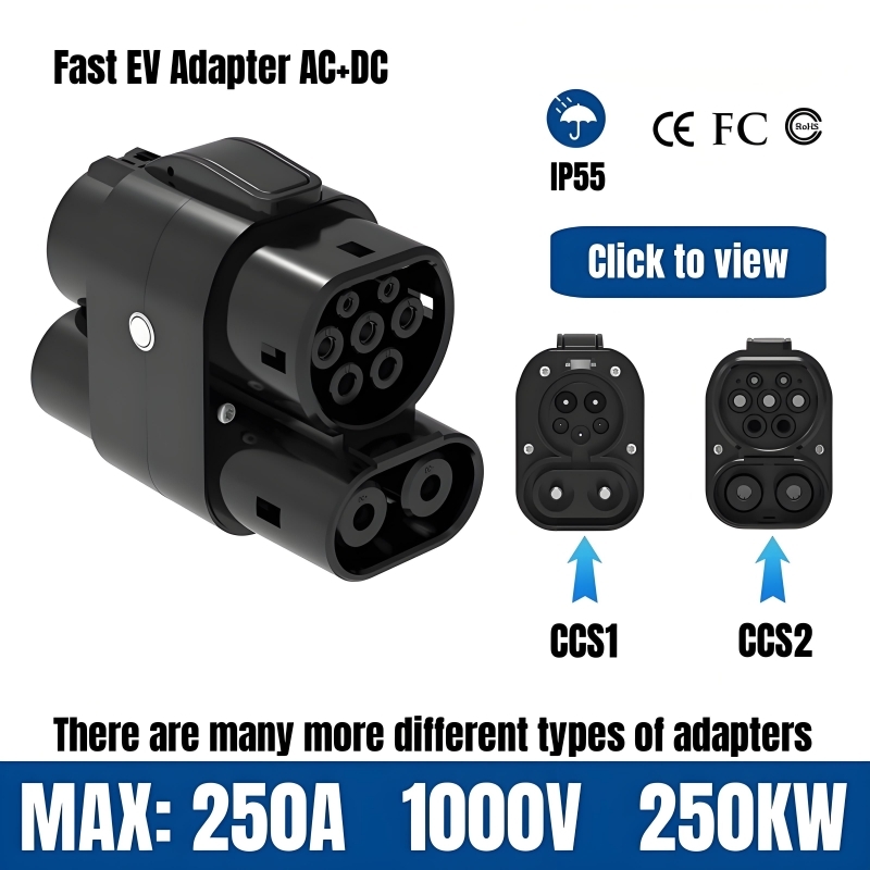 Adaptor Pengisian Daya EV 250A - Ccs2 To Ccs1 Fast Charge Adapter 250Kw ulasan dan harga