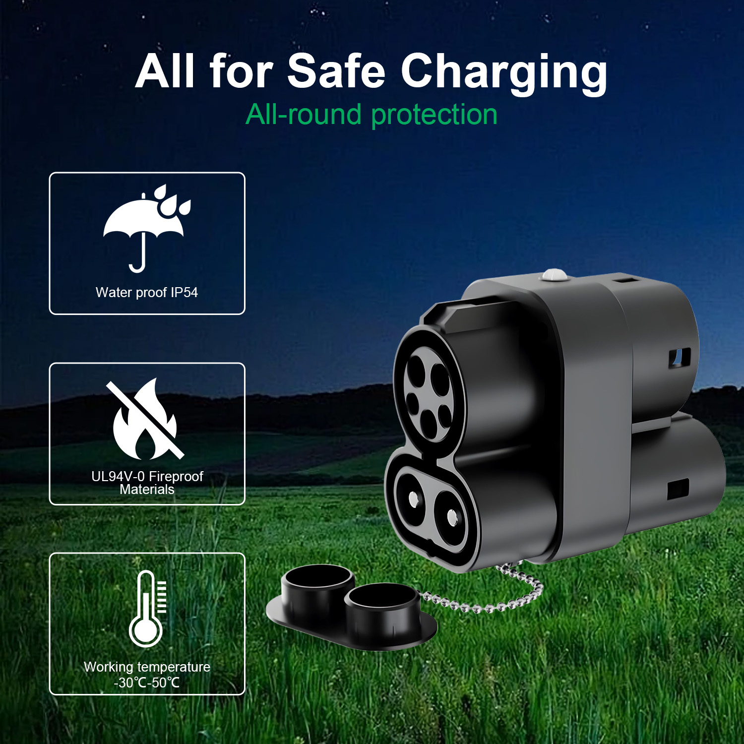 Adaptor Pengisi Daya CCS1 ke C - Ccs2 To Ccs1 Fast Charge Adapter 250Kw ulasan dan harga